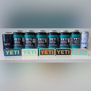 RARE YETI Aquifer Blue Tall Can Colster (1 of 2 available)